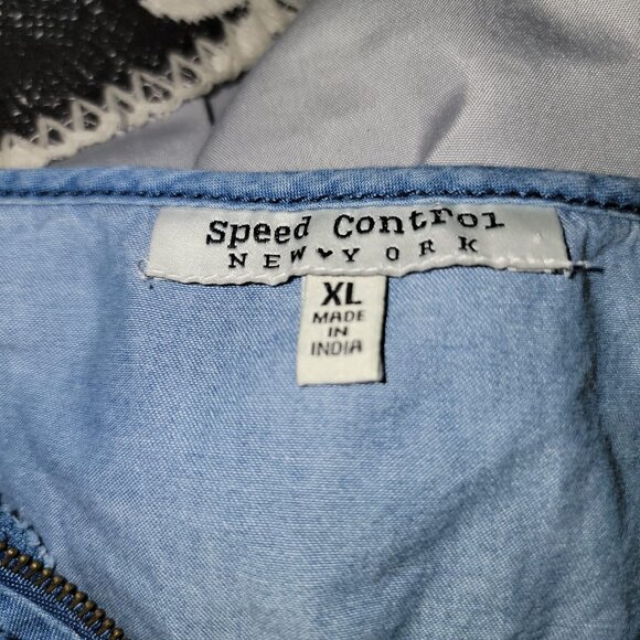 Cute short chambray dress with drawstring waist - Picture 6 of 8